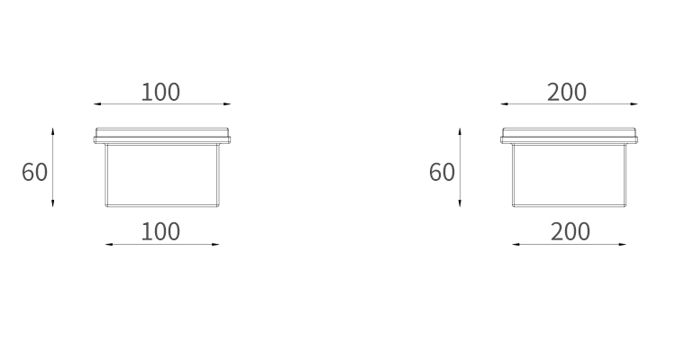 SYA-308S Square Inground Light (Especificaciones en inglés)