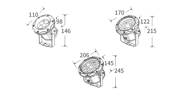 SYA-604 Lámparas de inundación al aire libre