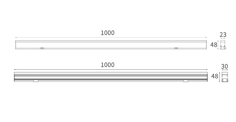 SYA-908 Iluminación al aire libre lineal