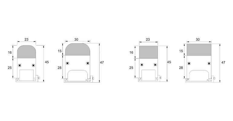 SYA-906 lámpara de pared lineal