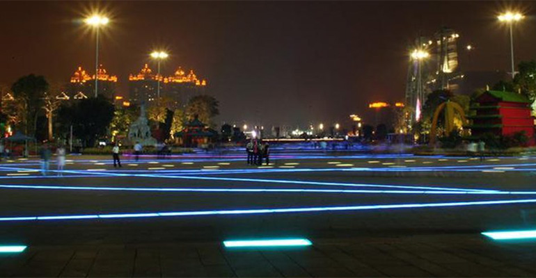 SYA-314 Lineal subterráneo led luces