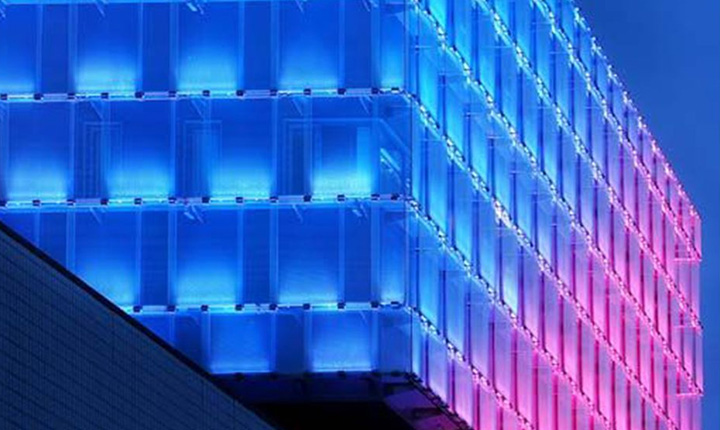 Lámpara de lavadora de pared plegable