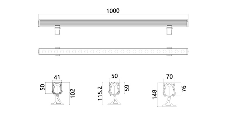 SYA-804 Iluminación de paisaje de lavado de pared