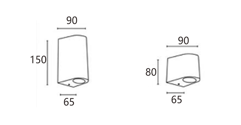 SYA-1103 Iluminación moderna de la pared