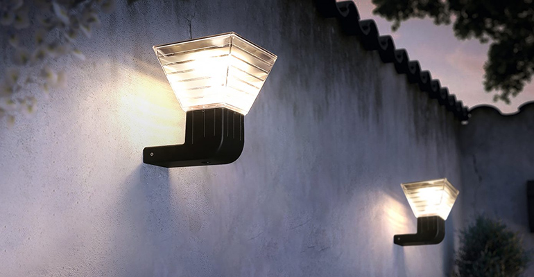SYA-1810 Sconce de pared alimentado por energía solar