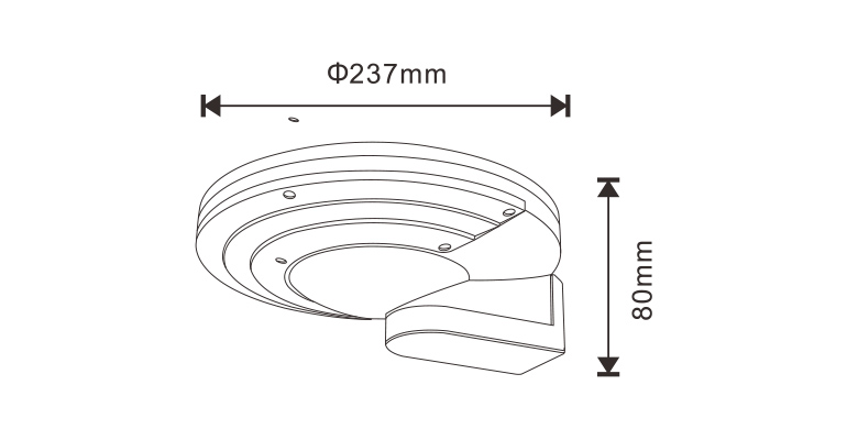 SYA-1802 luces de pared del patio solar