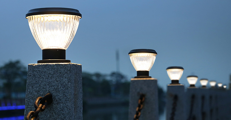 SYA-1911 luces de columna solar