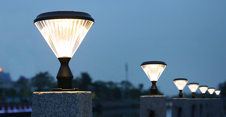 SYA-1907 Solar Porch Post Luces