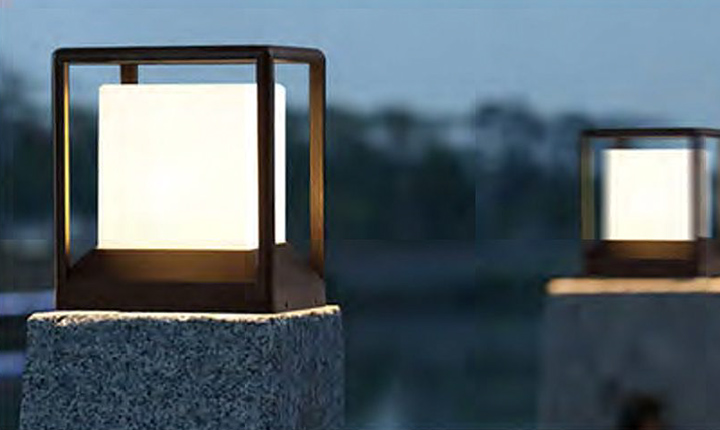 Serie de luz de pilar led