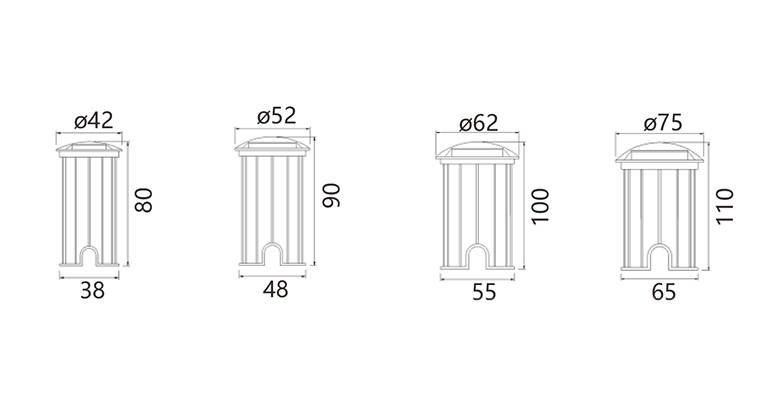 SYA-202 impermeables led luces de piscina