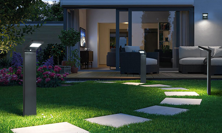 Luz de césped solar